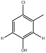 4-CHLORO-3-METHYLPHENOL-2,6-D2 Struktur