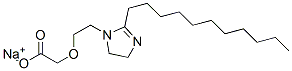 sodium [2-(4,5-dihydro-2-undecyl-1H-imidazol-1-yl)ethoxy]acetate Struktur