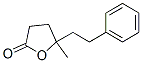 dihydro-5-methyl-5-(2-phenylethyl)furan-2(3H)-one Struktur