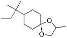 8-(1,1-dimethylpropyl)-2-methyl-1,4-dioxaspiro[4.5]decane Struktur