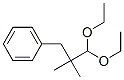 (3,3-diethoxy-2,2-dimethylpropyl)benzene Struktur