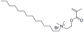 [2-(methacryloyloxy)ethyl]dimethyltetradecylammonium bromide Struktur