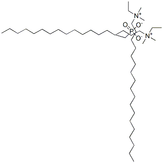 ethyldimethyl(octadecyl)ammonium ethyl phosphonate Struktur