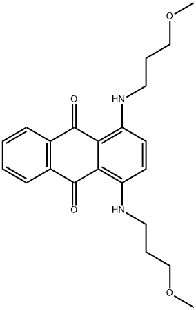 1,4-bis[(3-methoxypropyl)amino]anthraquinone Struktur