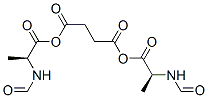 N-formyl-L-alanine succinic anhydride Struktur