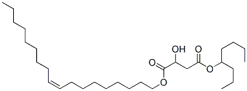 (Z)-1-(octadec-9-enyl) 4-octyl malate Struktur