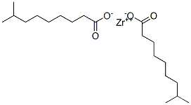 zirconium(2+) isodecanoate Struktur