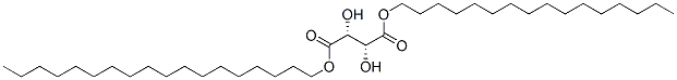 hexadecyl octadecyl [R-(R*,R*)]-tartrate Struktur