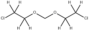 BIS(2-CHLOROETHOXY)-D8-METHANE Struktur