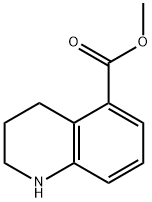 METHYL1,2,3,4-TETRAHYDROQUINOLINE-5-CARBOXYLATE Struktur