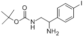 [2-AMINO-2-(4-IODO-PHENYL)-ETHYL]-CARBAMIC ACID TERT-BUTYL ESTER Struktur