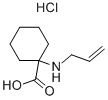 1-ALLYLAMINO-CYCLOHEXANECARBOXYLIC ACID HYDROCHLORIDE Struktur