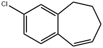 3-CHLORO-6,7-DIHYDRO-5H-BENZOCYCLOHEPTENE Struktur