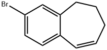 3-BROMO-6,7-DIHYDRO-5H-BENZOCYCLOHEPTENE Struktur