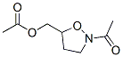 Ethanone,  1-[5-[(acetyloxy)methyl]-2-isoxazolidinyl]- Struktur