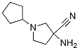 3-aMino-1-cyclopentyl-3-Pyrrolidinecarbonitrile Struktur