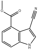 Methyl 3-cyanoindole-4-carboxylate Struktur