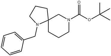 1,7-Diazaspiro[4.5]decane-7-carboxylic acid, 1-(phenylMethyl)-, 1,1-diMethylethyl ester Struktur