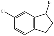 1-BROMO-6-CHLORO-2,3-DIHYDRO-1H-INDENE Struktur