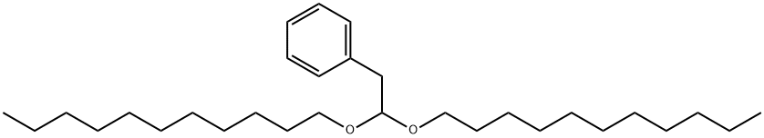 [2,2-bis(undecyloxy)ethyl]benzene Struktur