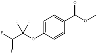 methyl 4-(1,1,2,2-tetrafluoroethoxy)benzoate Struktur