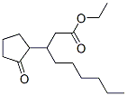 ethyl beta-hexyl-2-oxocyclopentanepropionate Struktur