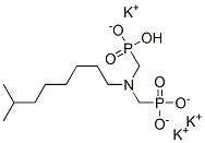 tripotassium hydrogen [(isononylimino)bis(methylene)]bisphosphonate Struktur