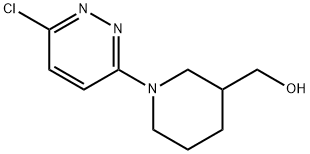 [1-(6-Chloro-pyridazin-3-yl)-piperidin-3-yl]-Methanol Struktur