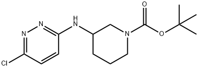 3-(6-Chloro-pyridazin-3-ylaMino)-piperidine-1-carboxylic acid tert-butyl ester, 98+% C14H21ClN4O2, MW: 312.80 Struktur