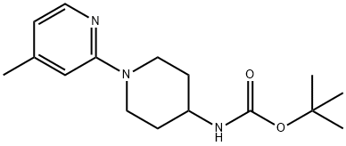 (4'-Methyl-3,4,5,6-tetrahydro-2H-[1,2']bipyridinyl-4-yl)-carbaMic acid tert-butyl ester, 98+% C16H25N3O2, MW: 291.39 Struktur