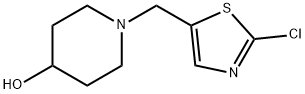 1-(2-Chloro-thiazol-5-ylMethyl)-piperidin-4-ol Struktur