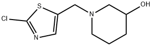 1-(2-Chloro-thiazol-5-ylMethyl)-piperidin-3-ol Struktur