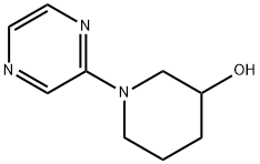 1-Pyrazin-2-yl-piperidin-3-ol, 98+% C9H13N3O, MW: 179.22 Struktur