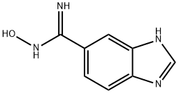 1H-Benzimidazole-6-carboximidamide,  N-hydroxy- Struktur