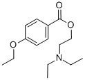 2-diethylaminoethyl 4-ethoxybenzoate Struktur