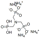 tetraammonium dihydrogen [nitrilotris(methylene)]trisphosphonate  Struktur