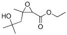 ethyl 3-(2-hydroxy-2-methylpropyl)-3-methyloxirane-2-carboxylate Struktur