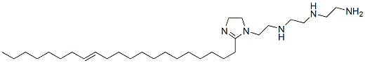 N-(2-aminoethyl)-N'-[2-[2-(13-henicosenyl)-4,5-dihydro-1H-imidazol-1-yl]ethyl]ethylenediamine Struktur