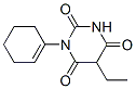 1-(1-cyclohexen-1-yl)-5-ethylbarbituric acid Struktur