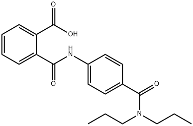 2-({4-[(DIPROPYLAMINO)CARBONYL]ANILINO}CARBONYL)-BENZOIC ACID Struktur