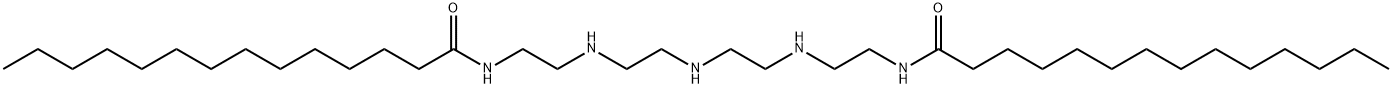 N,N'-[iminobis(ethyleneiminoethylene)]bismyristamide Struktur