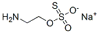 sodium 2-aminoethyl thiosulphate Struktur