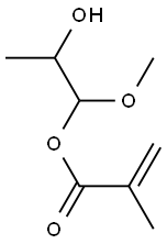 2-hydroxy-1-methoxypropyl methacrylate Struktur