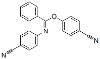 4-cyanophenyl N-(4-cyanophenyl)benzenecarboximidate Struktur