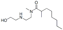 N-[2-[(2-hydroxyethyl)amino]ethyl]dimethyloctanamide Struktur