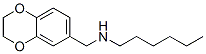 1,4-Benzodioxin-6-methanamine,  N-hexyl-2,3-dihydro- Struktur