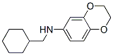 1,4-Benzodioxin-6-amine,  N-(cyclohexylmethyl)-2,3-dihydro- Struktur