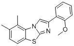 5,6-DIMETHYL-2-(2-METHOXYPHENYL)IMIDAZO[2,1-B]BENZOTHIAZOLE Struktur