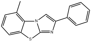 5-METHYL-2-PHENYLIMIDAZO[2,1-B]BENZOTHIAZOLE Struktur