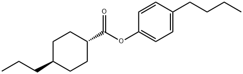 4-Butylphenyl-4'-trans-propylcyclohexylcarboxylate Struktur